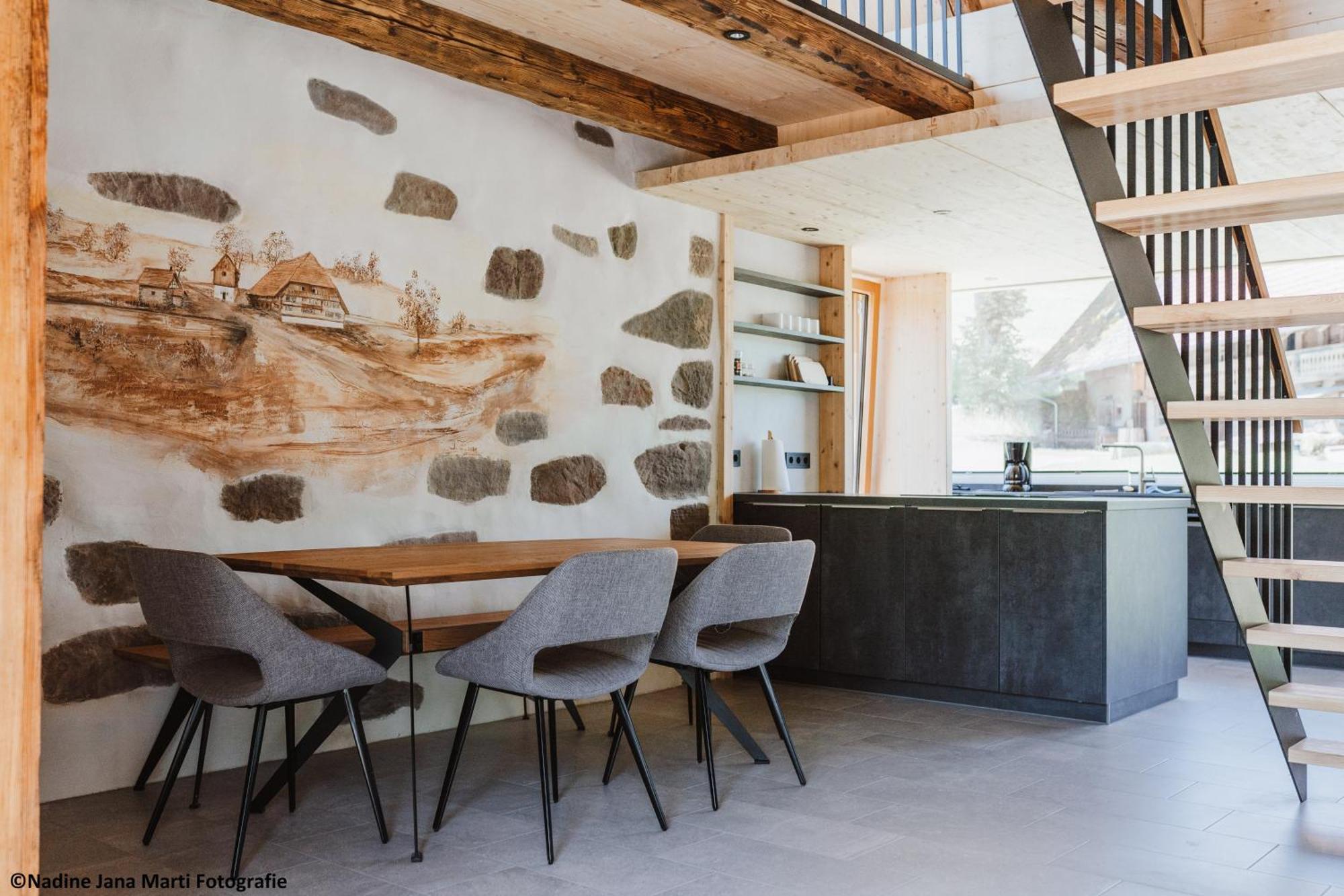 Вилла Ferienhaus Im Schwarzwald Am See "Backhaeusle" Хорнберг Экстерьер фото